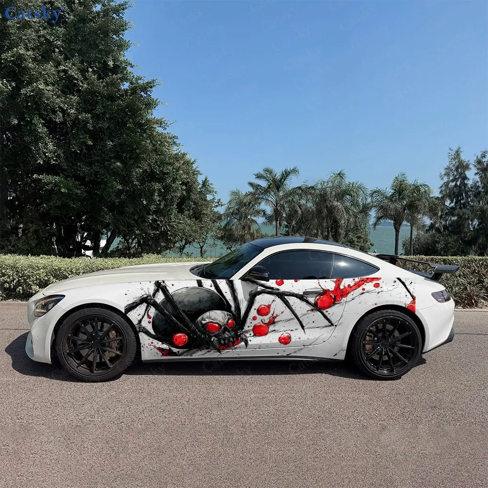2pcs Ghost Face Spider Car Side Wraps, Self-Adhesive PVC Waterproof & Scratch-Resistant Stickers, Car Accessory Gift
2pcs Ghost Face Spider Car Side Wraps, Self-Adhesive PVC Waterproof & Scratch-Resistant Stickers, Car Accessory Gift