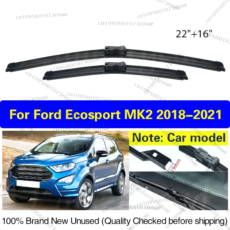 Car Wiper For Ford Ecosport MK2 II 2018-2021 Front Wiper Blades Windshield Windscreen Window Rain Brushes Car Accessories 22"16"
Car Wiper For Ford Ecosport MK2 II 2018-2021 Front Wiper Blades Windshield Windscreen Window Rain Brushes Car Accessories 22"16"