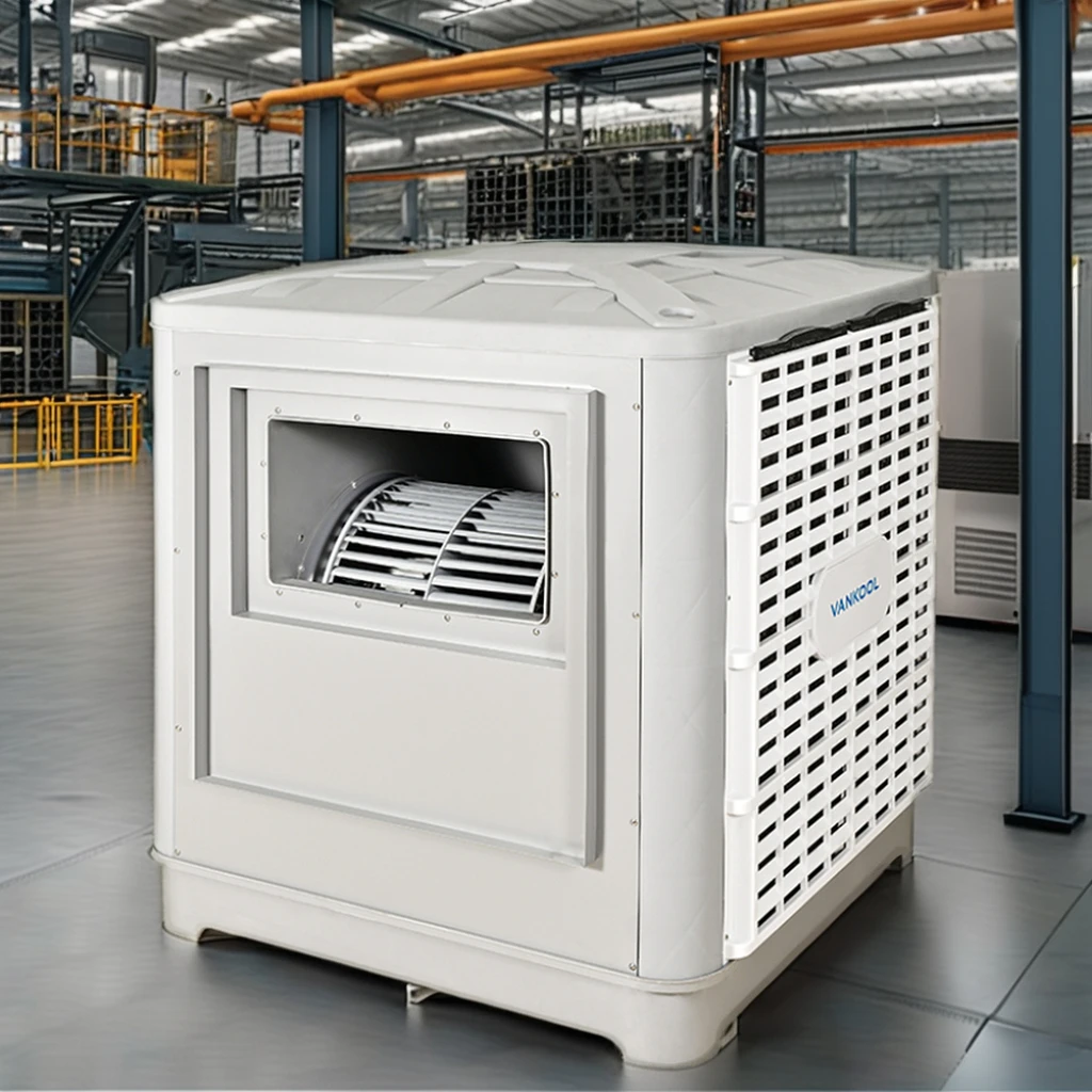 Water Cool Roof Mounted Industrial Swamp Cooler Duct Evaporative air Coolers Fan Industrial Desert Cooler
Water Cool Roof Mounted Industrial Swamp Cooler Duct Evaporative air Coolers Fan Industrial Desert Cooler