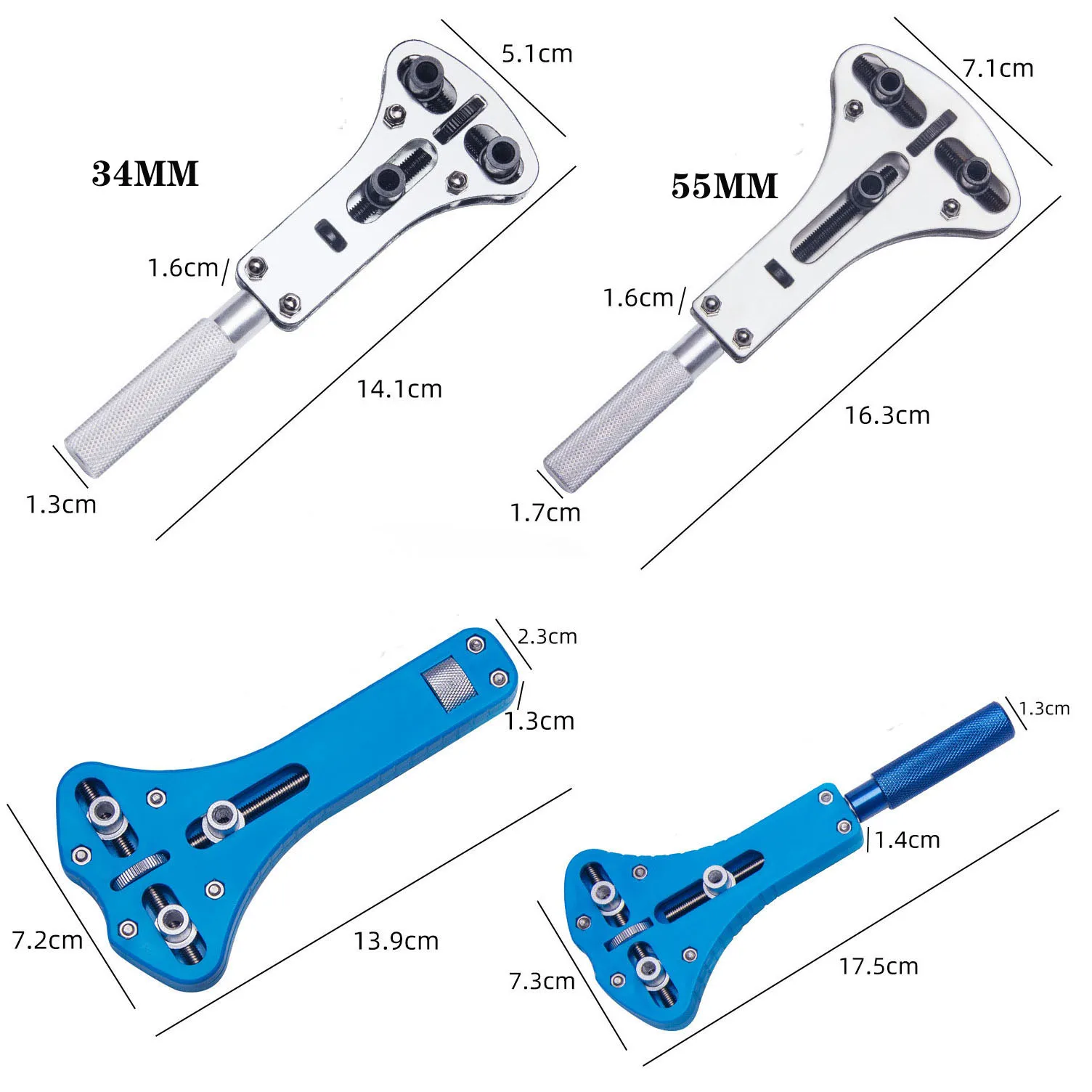 Adjustable Watch Back Case Cover Opener Remover Wrench Repair Kit Tool Screw Case Opening Wrench Remover 34 55MM Watch Repair
Adjustable Watch Back Case Cover Opener Remover Wrench Repair Kit Tool Screw Case Opening Wrench Remover 34 55MM Watch Repair