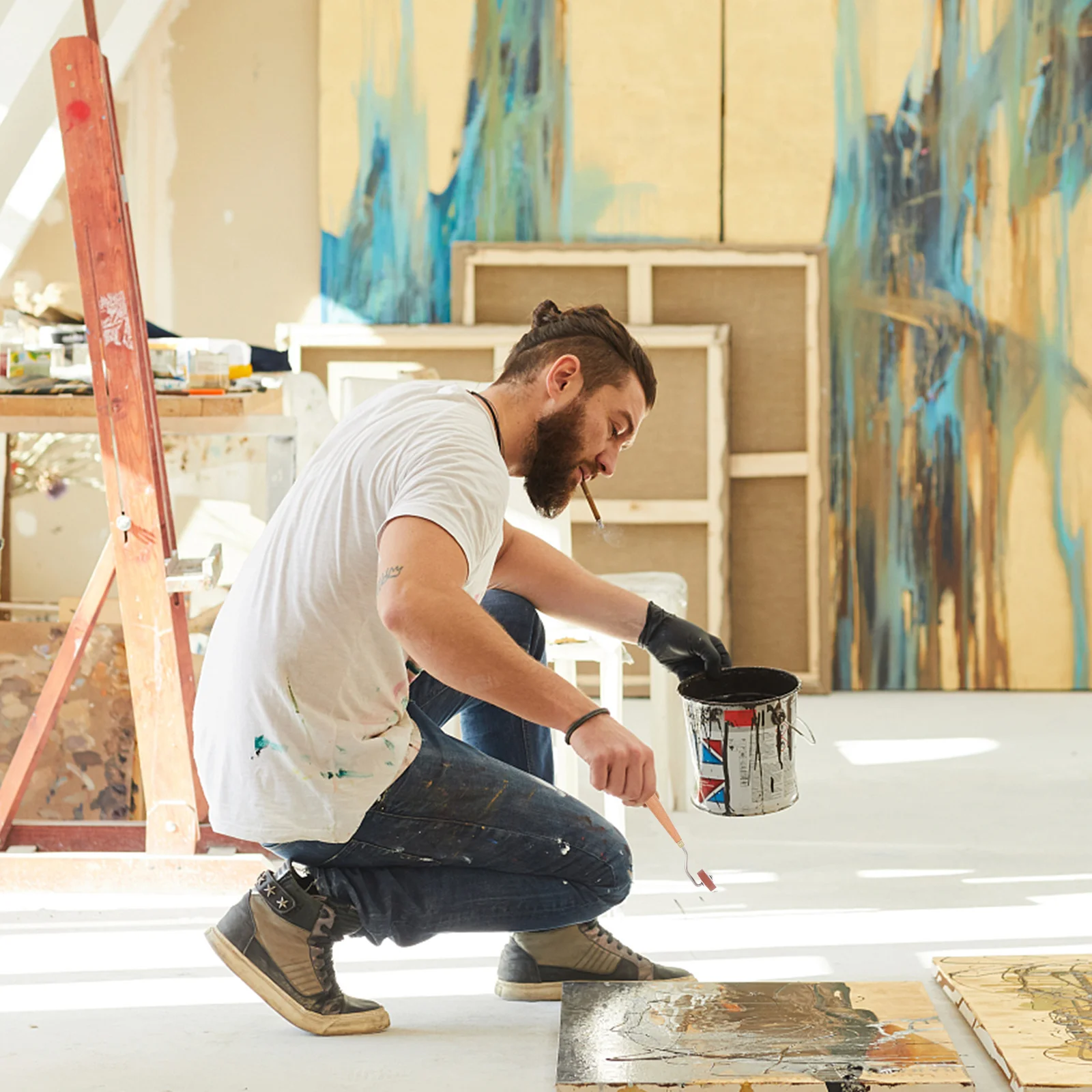 1Pcs Printing Ink Roller Solid Roller Easy Adhere Paint DIY Graffiti Scrapbooks Wallpapers Craft Supplies Paint Supplies
1Pcs Printing Ink Roller Solid Roller Easy Adhere Paint DIY Graffiti Scrapbooks Wallpapers Craft Supplies Paint Supplies