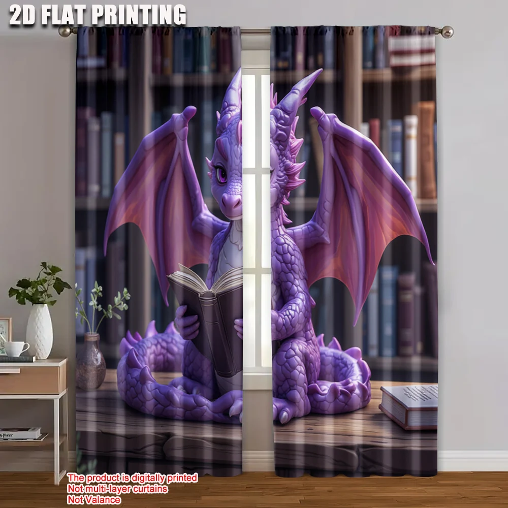 2pc, Window Treatment Curtains purple dragon Polyester,Without Electricity Holiday Decorations for Holiday Decor
2pc, Window Treatment Curtains purple dragon Polyester,Without Electricity Holiday Decorations for Holiday Decor