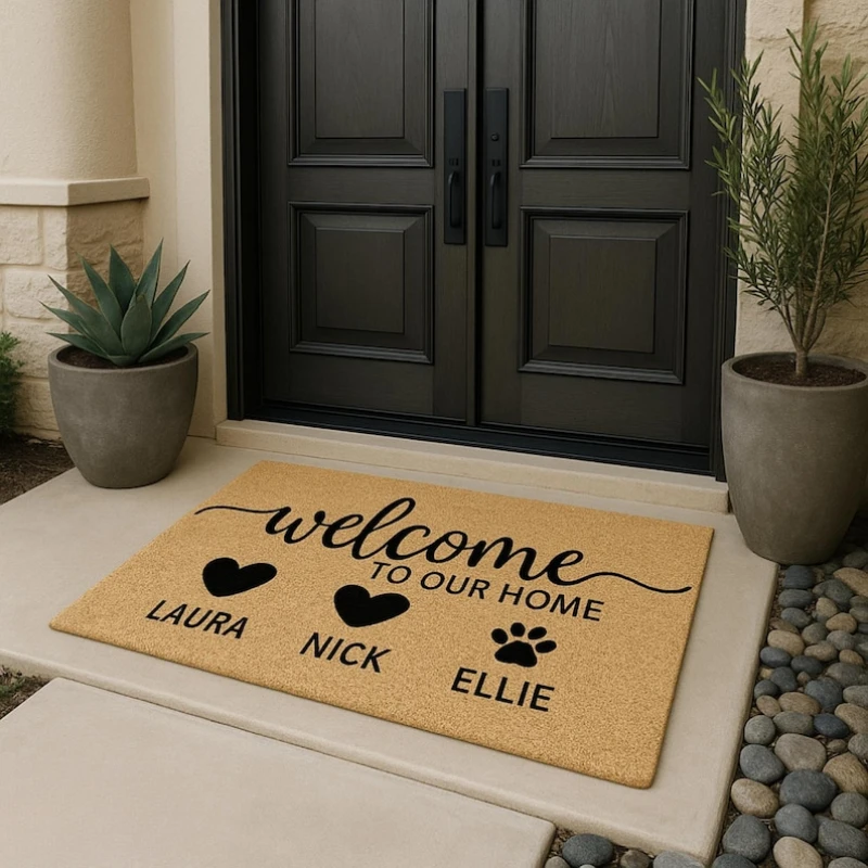 Custom Personalized Coconut Coir Doormat Custom Family Pet Name Welcome Mat Housewarming Gift Pet Lovers New Home Mothers Day
Custom Personalized Coconut Coir Doormat Custom Family Pet Name Welcome Mat Housewarming Gift Pet Lovers New Home Mothers Day