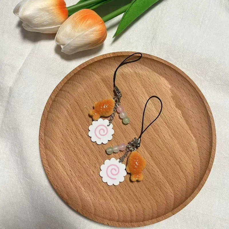 Kawaii Japanese Street Food Taiyaki, Narutomaki Fish Cake, Dango Phone Charm Keychain
Kawaii Japanese Street Food Taiyaki, Narutomaki Fish Cake, Dango Phone Charm Keychain