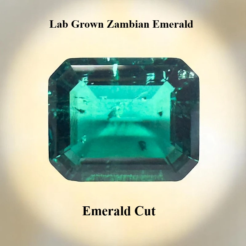 Lab Grown Zambian Emeralds Hydrothermal Hand Cutting Emerald Cut with Cracks Inclusions Inside Selectable AGL Certificate
Lab Grown Zambian Emeralds Hydrothermal Hand Cutting Emerald Cut with Cracks Inclusions Inside Selectable AGL Certificate