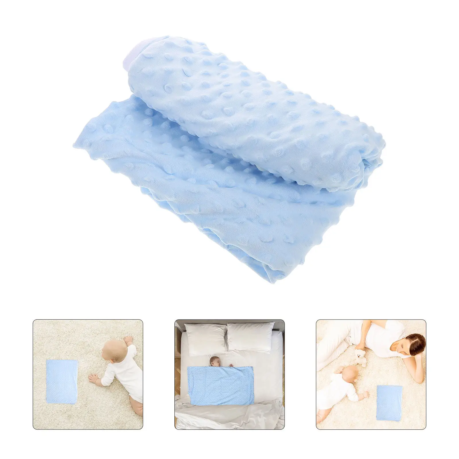 Baby Massage Blanket Double Layer Soft Thermal Sublimation Newborn Toddler Crib Swaddle Soothing Unisex Baby Blanket
Baby Massage Blanket Double Layer Soft Thermal Sublimation Newborn Toddler Crib Swaddle Soothing Unisex Baby Blanket