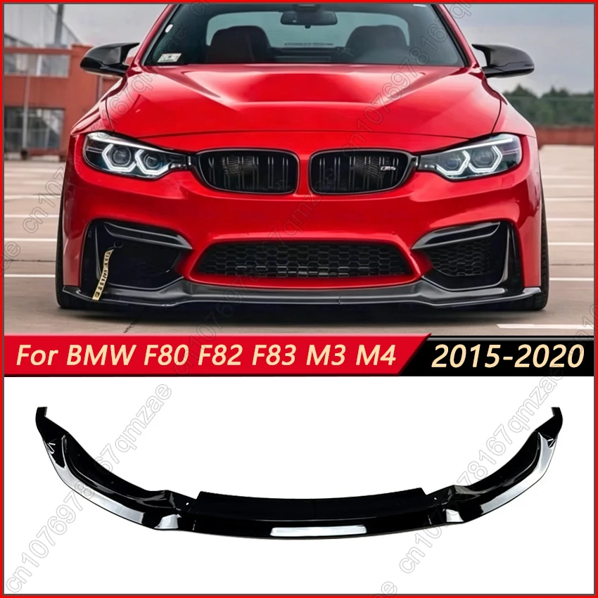 V Style Front Bumper Lip For BMW F80 M3 F82 F83 M4 2015-2020 Gloss Black Front Splitter Car Styling & Aerodynamic Kit
V Style Front Bumper Lip For BMW F80 M3 F82 F83 M4 2015-2020 Gloss Black Front Splitter Car Styling & Aerodynamic Kit