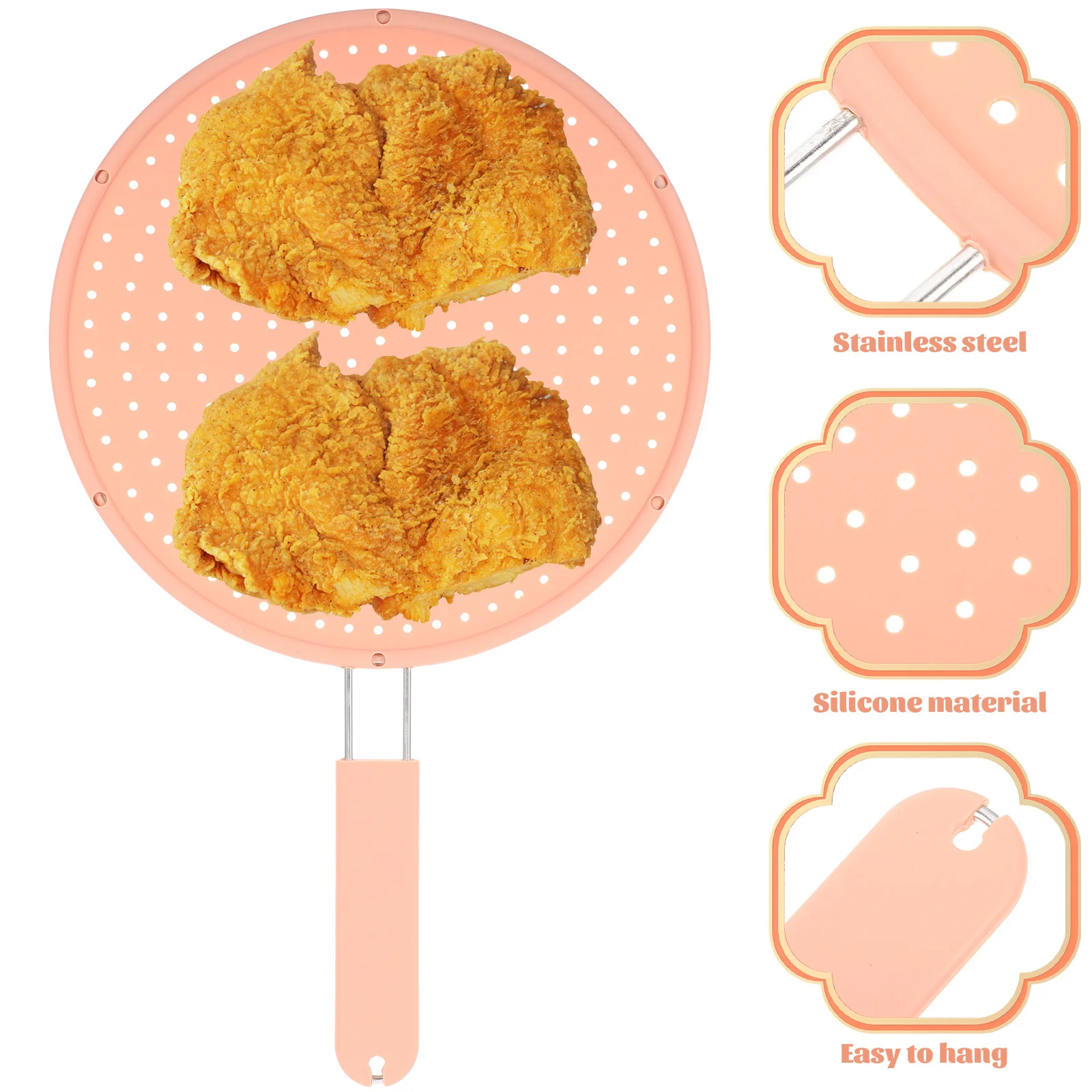 Stainless Steel Splatter Screen Anti Oil Splashing Cover For Frying Pan Cooking Tool Kitchen Gadget Pot Safeguard
Stainless Steel Splatter Screen Anti Oil Splashing Cover For Frying Pan Cooking Tool Kitchen Gadget Pot Safeguard