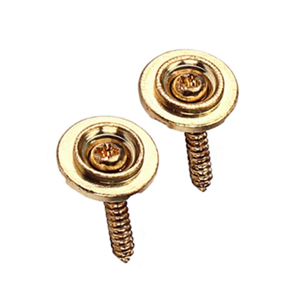 2 PCS Guitar Copper Roller String Trees String Retainer String Guide with Screws For Electric Guitar Parts Replacement (Golden)
2 PCS Guitar Copper Roller String Trees String Retainer String Guide with Screws For Electric Guitar Parts Replacement (Golden)