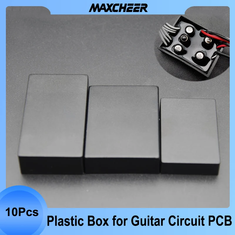 10Pcs Plastic Box for Electric Guitar Preamp Circuit PCB Container 45x26/40x30/35x24 Three Size Black
10Pcs Plastic Box for Electric Guitar Preamp Circuit PCB Container 45x26/40x30/35x24 Three Size Black