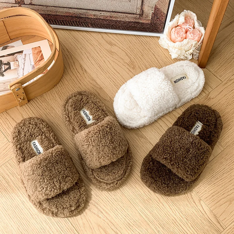 Kids' Slippers House Shoes Solid Color Cotton Open Toe Winter Shoes For Girls Warm Anti-slip White Brown Shoes Size 26-35
Kids' Slippers House Shoes Solid Color Cotton Open Toe Winter Shoes For Girls Warm Anti-slip White Brown Shoes Size 26-35