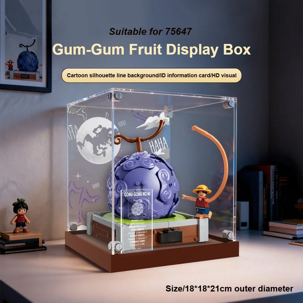 2026 New Acrylic Display Box for lego 75647 Gum-Gum Fruit Model Display Case Storage Box Organizer(Lego Set not Included)
2026 New Acrylic Display Box for lego 75647 Gum-Gum Fruit Model Display Case Storage Box Organizer(Lego Set not Included)