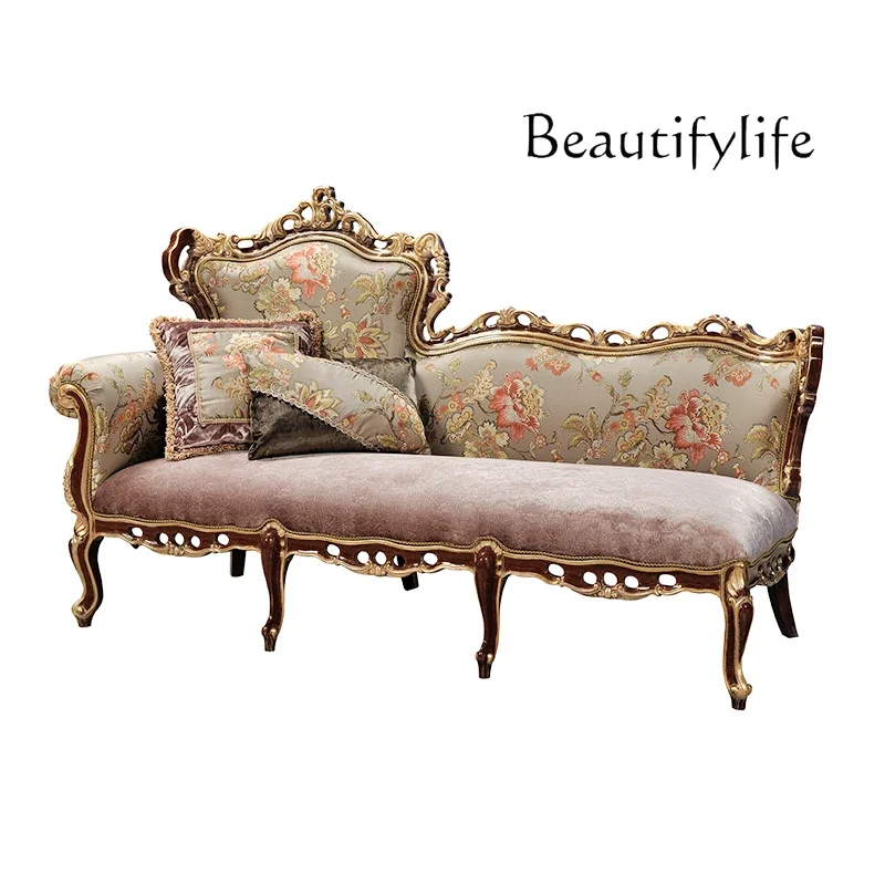 carving flower beauty couch villa home fabric princess chair French classical light luxury court style solid wood
carving flower beauty couch villa home fabric princess chair French classical light luxury court style solid wood