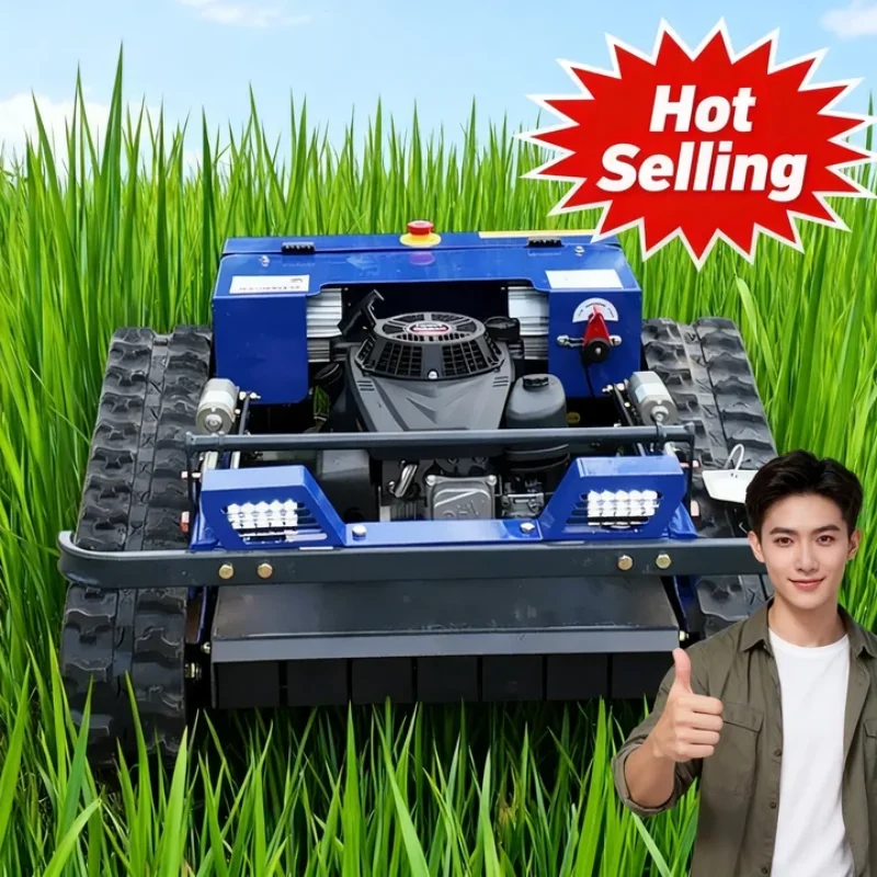 Customized Crawler Grass Cutting Machine 550mm Cutting Width Remote Control Zero Turn Robot Lawn Mower Factory Price
Customized Crawler Grass Cutting Machine 550mm Cutting Width Remote Control Zero Turn Robot Lawn Mower Factory Price