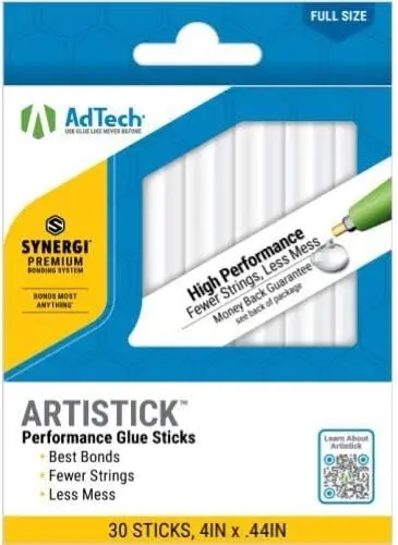 High Performance Hot Glue Sticks for Crafts Repairs and DIY Projects 30 Pack Strong Bonding Fast Drying
High Performance Hot Glue Sticks for Crafts Repairs and DIY Projects 30 Pack Strong Bonding Fast Drying