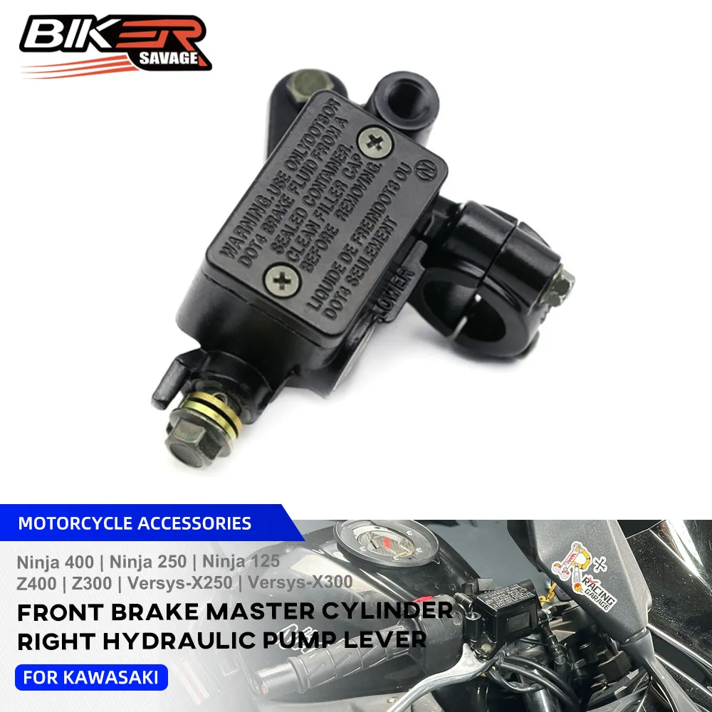 Front Brake Master Cylinder For KAWASAKI Ninja 400 250 125 Z125 Z250 Z300 Z400 Versys-X 250 300 BN125 Eliminator Hydraulic Pump
Front Brake Master Cylinder For KAWASAKI Ninja 400 250 125 Z125 Z250 Z300 Z400 Versys-X 250 300 BN125 Eliminator Hydraulic Pump