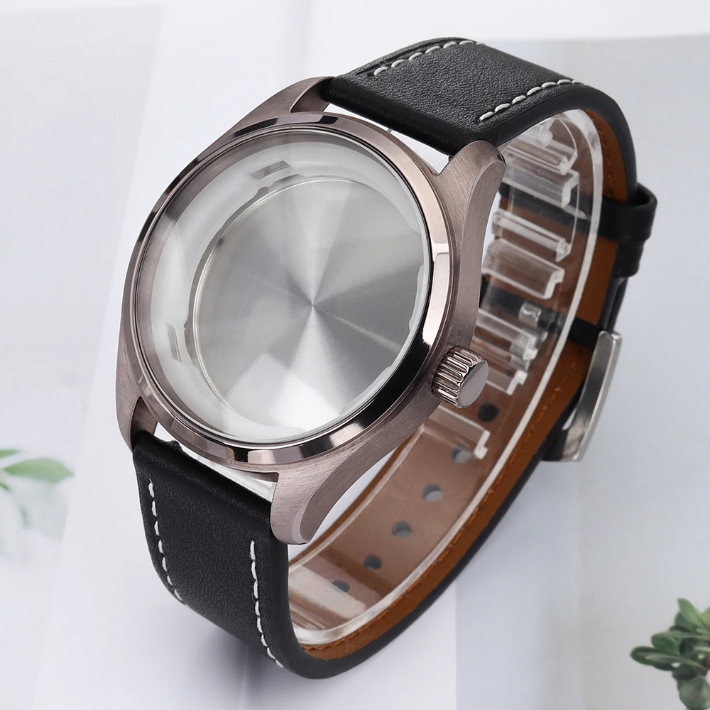 40mm Brushed Pilot Watch Case Solid Bottom Cover Leather Bracelet For Seiko NH35 NH36 NH38 NH34 4R36 Movement 33.5mm-34.3mm Dial
40mm Brushed Pilot Watch Case Solid Bottom Cover Leather Bracelet For Seiko NH35 NH36 NH38 NH34 4R36 Movement 33.5mm-34.3mm Dial