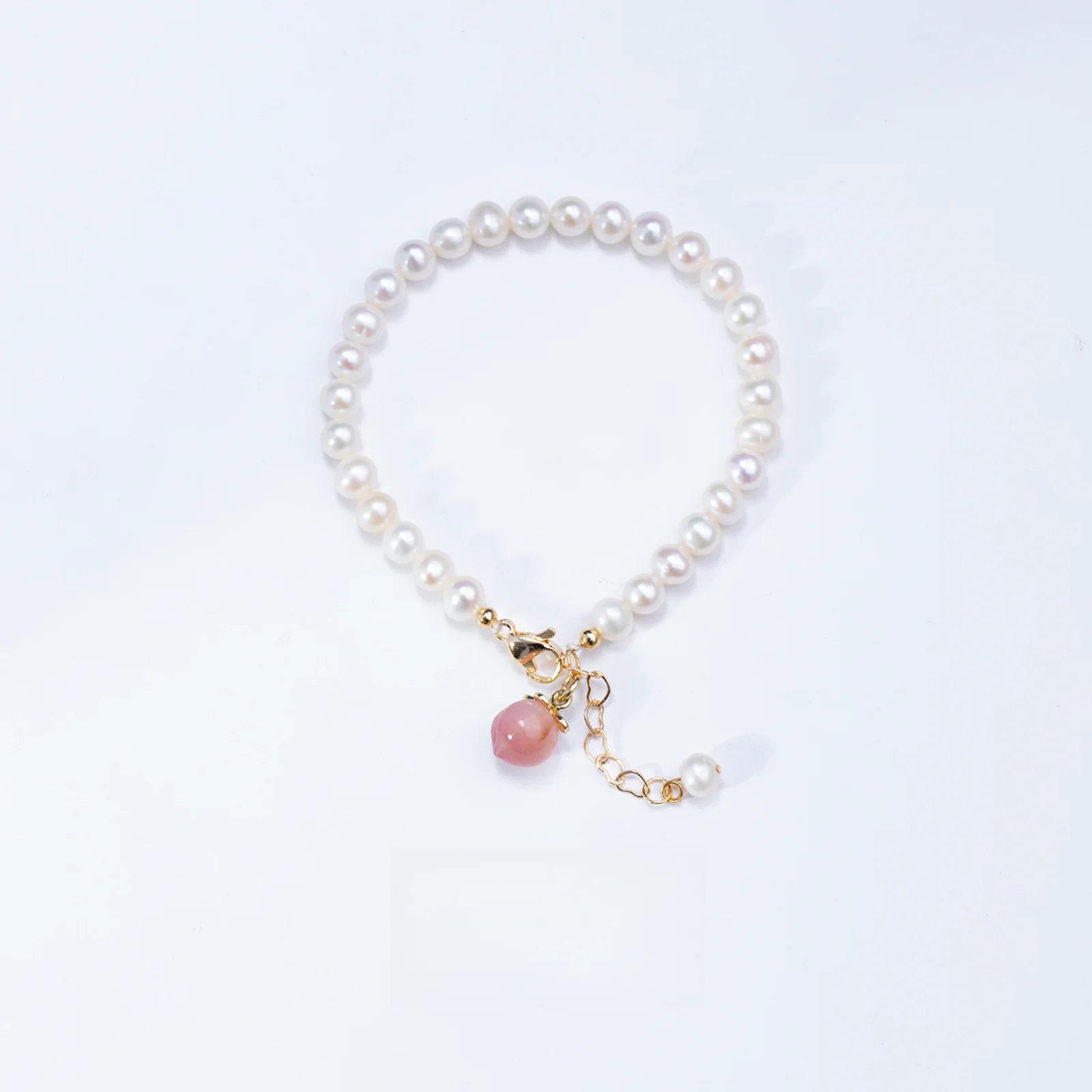 Gablily Premier Peach Blossom Freshwater Pearl Bracelet 4-5mm Fashionable and Simple
Gablily Premier Peach Blossom Freshwater Pearl Bracelet 4-5mm Fashionable and Simple