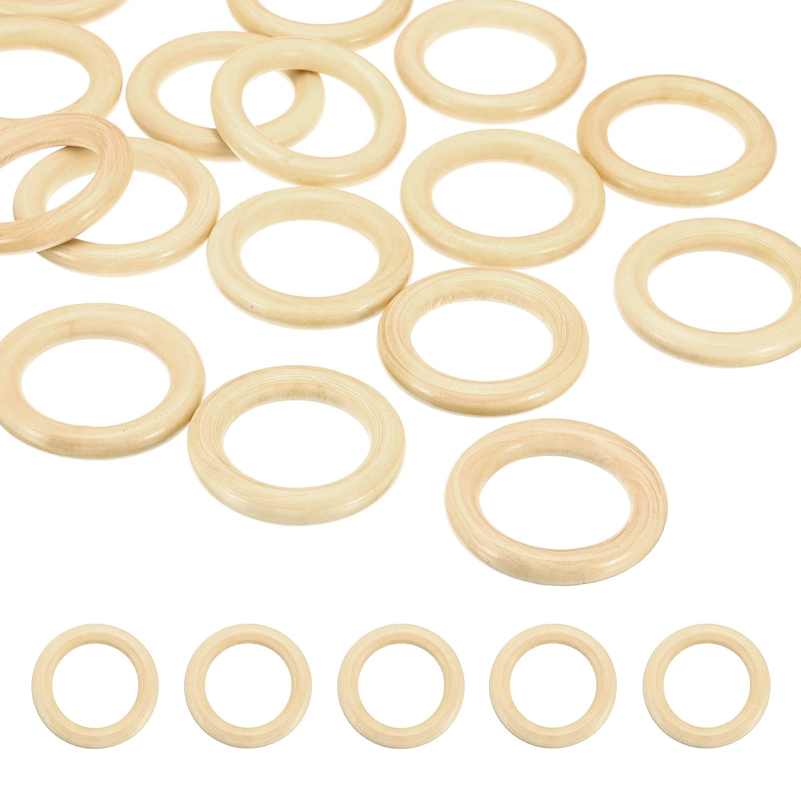 30pcs Natural Wooden Rings Wood Ring Round Linking Loop Circle for Plant Hanger Craft DIY Jewelry Macrame 15/20/25/30/35/50mm
30pcs Natural Wooden Rings Wood Ring Round Linking Loop Circle for Plant Hanger Craft DIY Jewelry Macrame 15/20/25/30/35/50mm