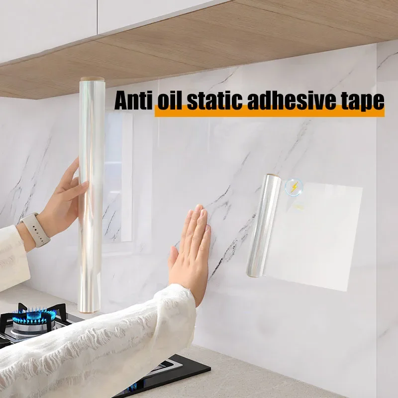 Oil Pollution Prevention Wallpaper Sticker Wall Sticker Electrostatic adsorption Transparent Kitchen High Temperature Resistanc
Oil Pollution Prevention Wallpaper Sticker Wall Sticker Electrostatic adsorption Transparent Kitchen High Temperature Resistanc