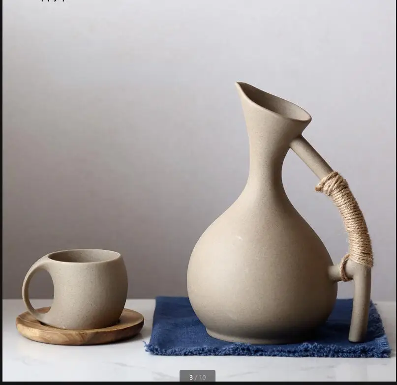 Керамика, холодный чайник, кувшин для сока, керамическая бутылка для воды, набор чашек, посуда для напитков, кофе, деревянное блюдце, послеобеденный чай
Керамика, холодный чайник, кувшин для сока, керамическая бутылка для воды, набор чашек, посуда для напитков, кофе, деревянное блюдце, послеобеденный чай