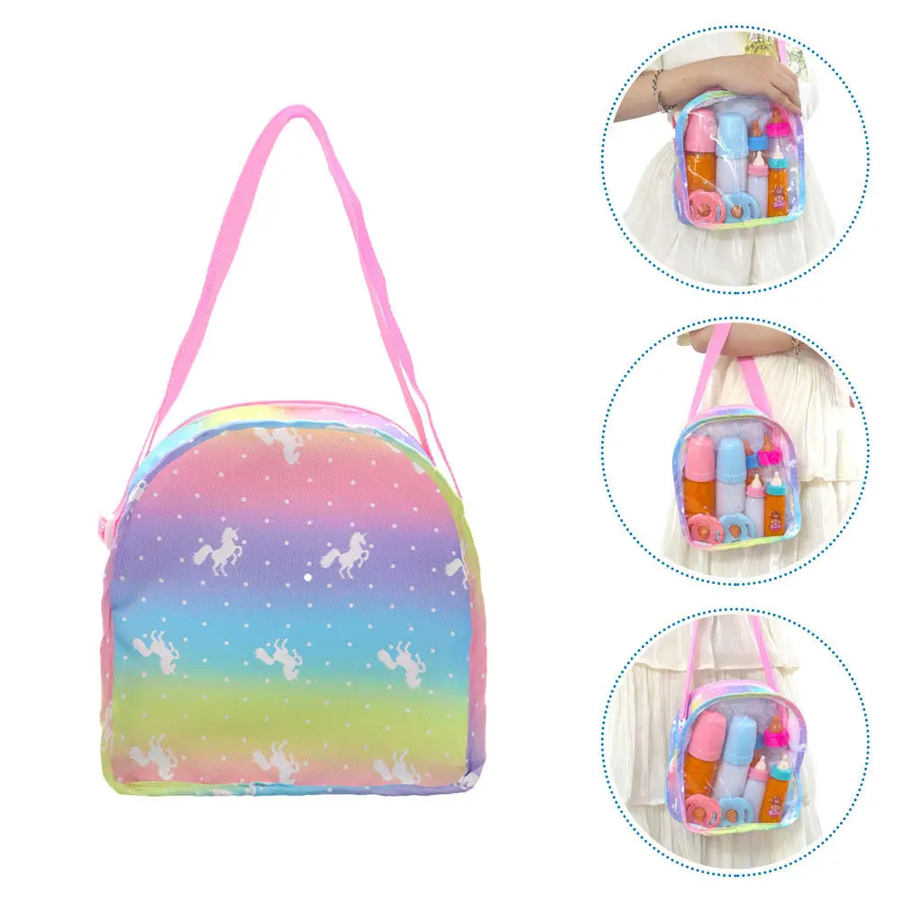 Компактная сумка для хранения бутылочек, прозрачная портативная дорожная сумка с мультяшным рисунком для детских аксессуаров, органайзер для детских бутылочек
Компактная сумка для хранения бутылочек, прозрачная портативная дорожная сумка с мультяшным рисунком для детских аксессуаров, органайзер для детских бутылочек