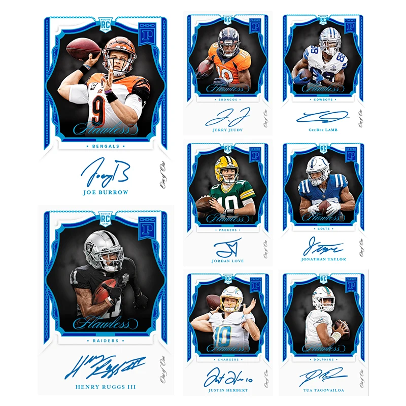 Homemade Diy Panini Nfl Rugby Star Joe Burrow Henry Ruggs Jerry Jeudy Ceedee Lamb Jordan Love Collection Card Toys Gift
Homemade Diy Panini Nfl Rugby Star Joe Burrow Henry Ruggs Jerry Jeudy Ceedee Lamb Jordan Love Collection Card Toys Gift