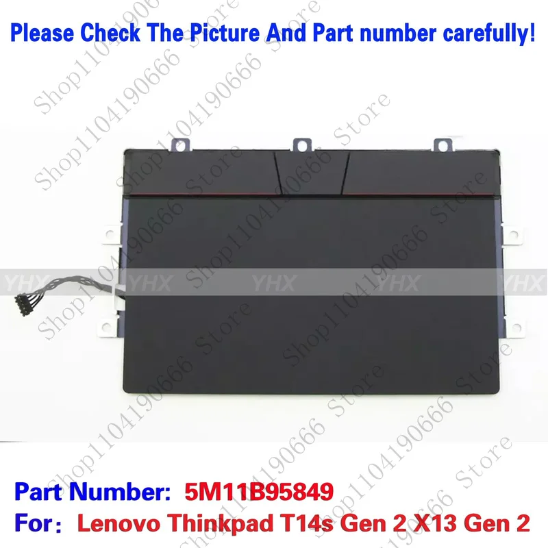 bd New For Lenovo Thinkpad T14s Gen 2 X13 Gen 2 NFC Touchpad Trackpad 5M11B95849.
bd New For Lenovo Thinkpad T14s Gen 2 X13 Gen 2 NFC Touchpad Trackpad 5M11B95849.