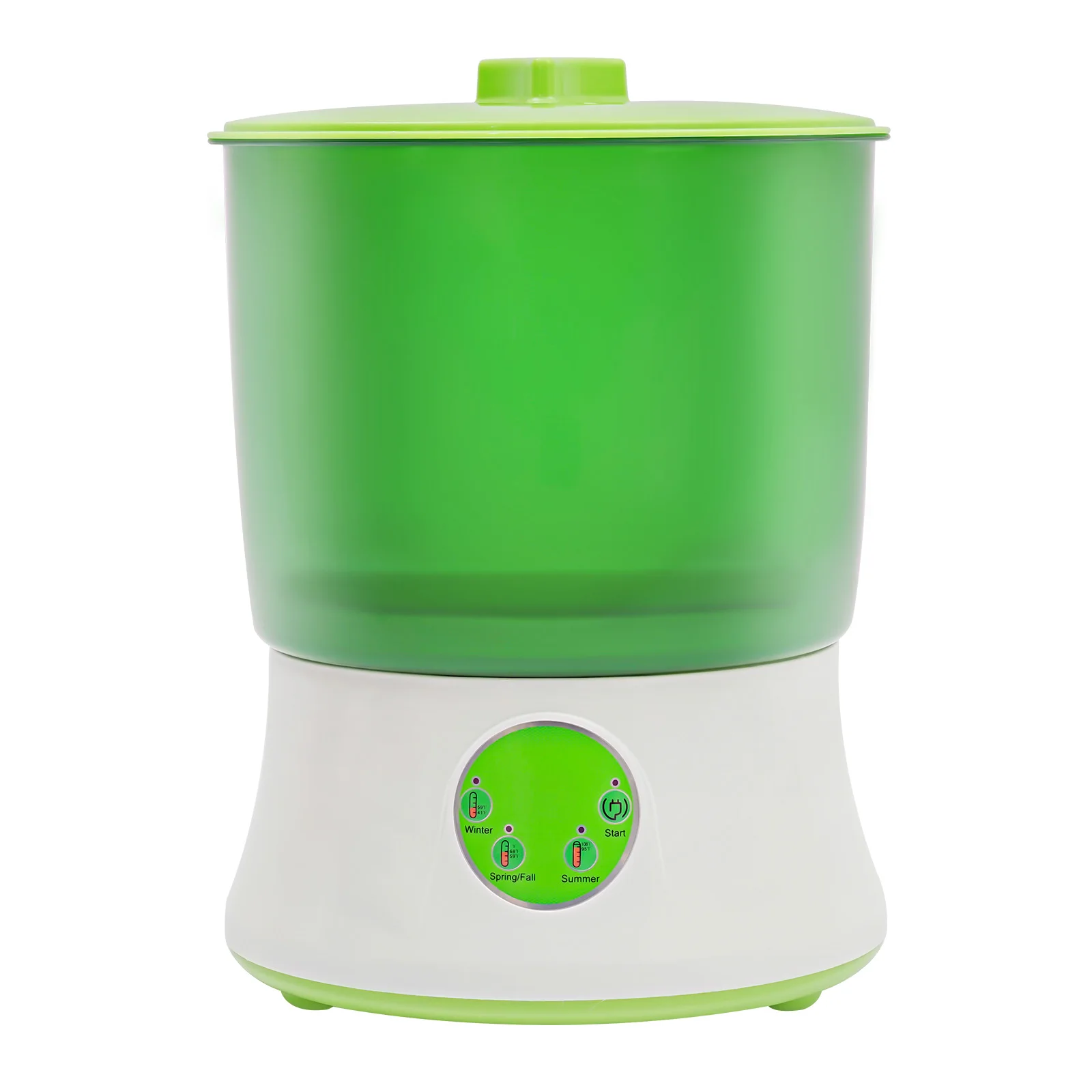 New Intelligent Bean Sprout Machine Vegetable Seeds Growth Bucket 2-Layer Large Capacity Constant Temperature Cultivation Basin
New Intelligent Bean Sprout Machine Vegetable Seeds Growth Bucket 2-Layer Large Capacity Constant Temperature Cultivation Basin