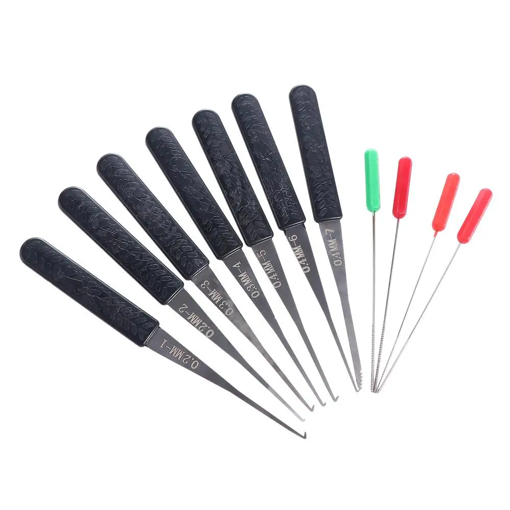 Steel Professional DIY Broken Key Multifunctional Remove Hook Locksmith Supplies Key Extractor Hand Tool Lock Pick Set
Steel Professional DIY Broken Key Multifunctional Remove Hook Locksmith Supplies Key Extractor Hand Tool Lock Pick Set