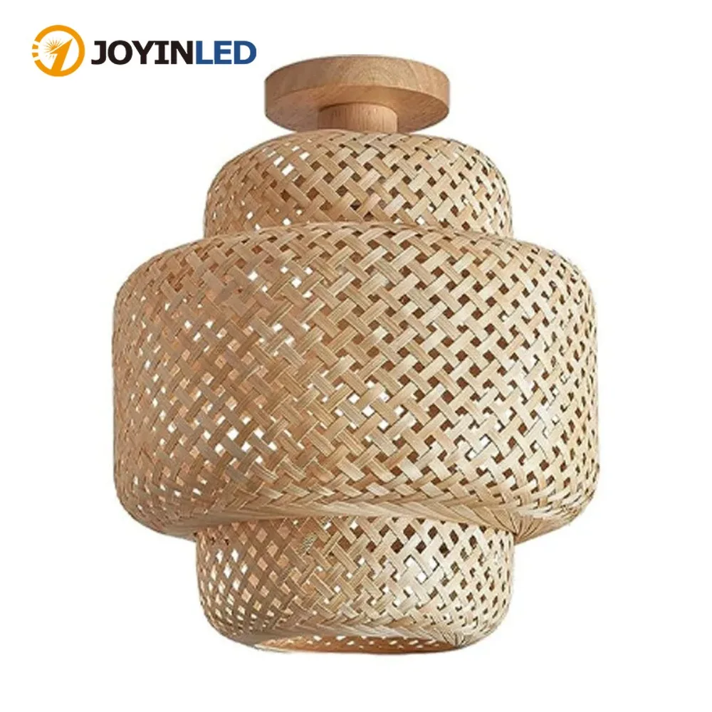 JOYINLED Boho Bamboo Ceiling Light 30CM Beige Woven Semi-Flush Mount Ceiling Lamp Japanese Style Ceiling Light Fixture for Home
JOYINLED Boho Bamboo Ceiling Light 30CM Beige Woven Semi-Flush Mount Ceiling Lamp Japanese Style Ceiling Light Fixture for Home