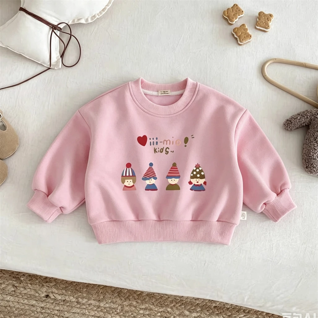Girls Autumn Wear Long-sleeved Tops Printing Sweatshirts Loose Casual Clothing Round Neck Kids Pullovers Lovely Printed Hoodie
Girls Autumn Wear Long-sleeved Tops Printing Sweatshirts Loose Casual Clothing Round Neck Kids Pullovers Lovely Printed Hoodie