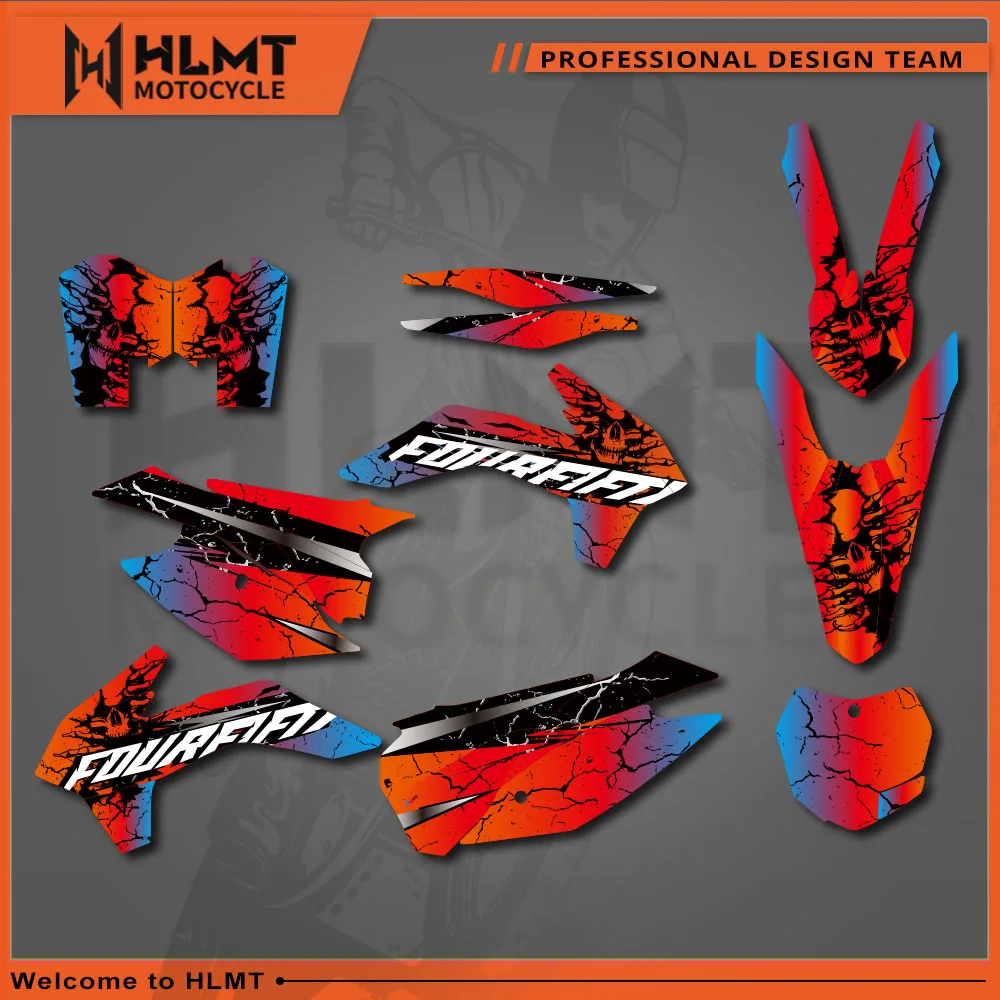For KTM SX SXF XC XCF 2014 2015 EXC EXCF XCW 2014 2015 2016 HLMT Motorcycle Sticker Custom Team Graphics Decals Kit
For KTM SX SXF XC XCF 2014 2015 EXC EXCF XCW 2014 2015 2016 HLMT Motorcycle Sticker Custom Team Graphics Decals Kit
