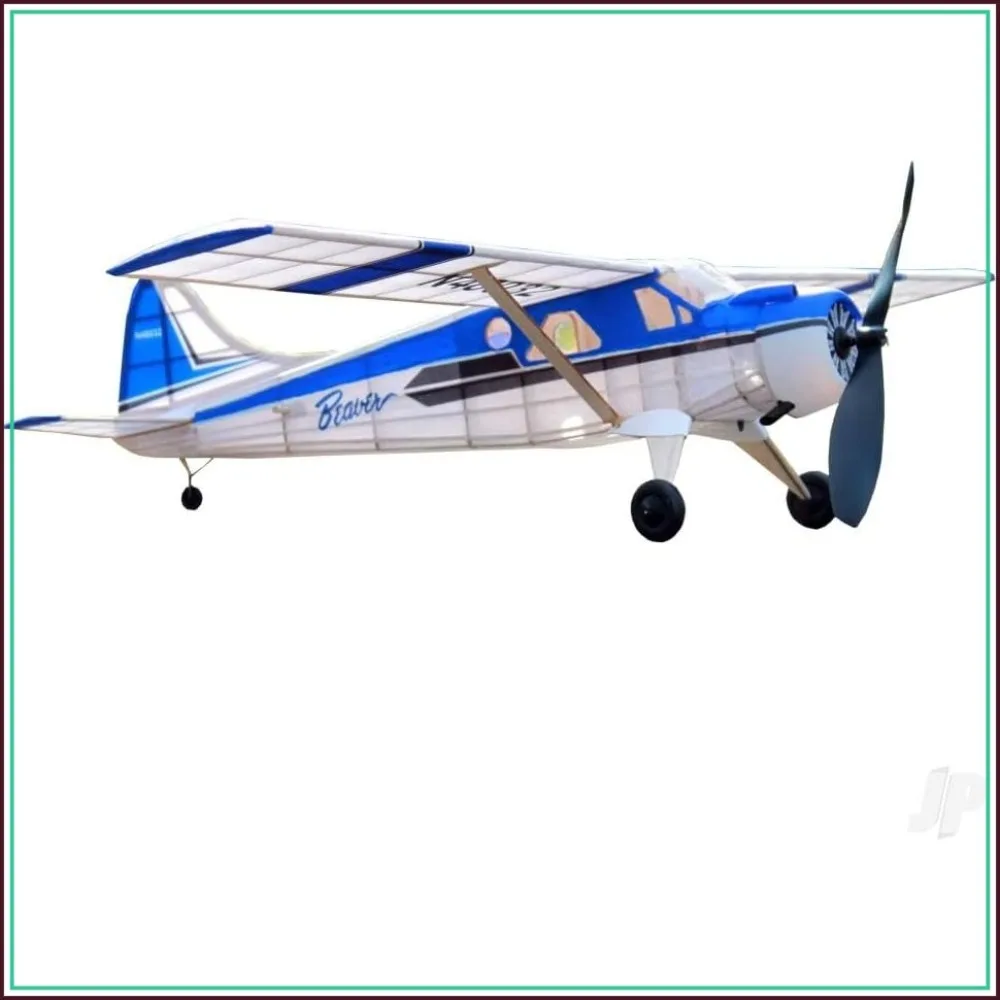 DHC-2 Beaver 24" Wingspan Laser Cut Balsa Wood Model Kit, Rubber Power or Electric/Gas Conversion, Scale Wheels & Decals
DHC-2 Beaver 24" Wingspan Laser Cut Balsa Wood Model Kit, Rubber Power or Electric/Gas Conversion, Scale Wheels & Decals