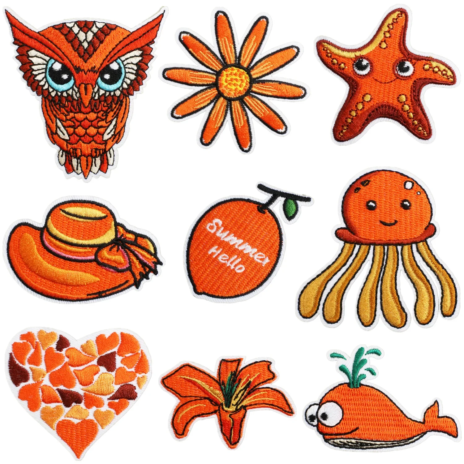 Вышитая нашивка, железные нашивки для одежды, наклейки на одежду в виде морской звезды, тканевое шитье, термоклейкая аппликация, плавкие значки
Вышитая нашивка, железные нашивки для одежды, наклейки на одежду в виде морской звезды, тканевое шитье, термоклейкая аппликация, плавкие значки