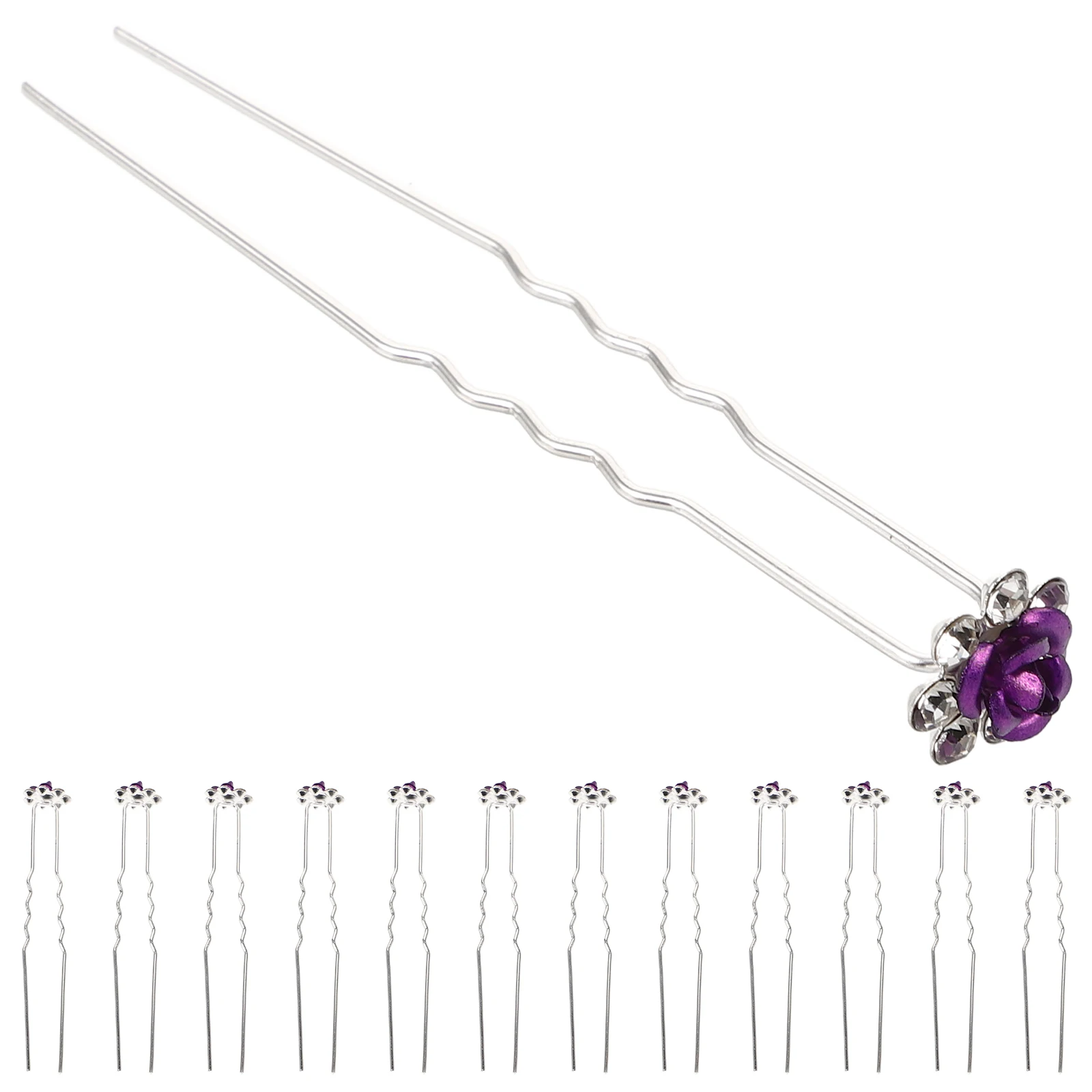 20 pcs Rhinestone Rose Pins Elegant U Shaped Clips for Prom Party Wedding Bridal Hair Accessories Pink Small Haarschmuck Rosa
20 pcs Rhinestone Rose Pins Elegant U Shaped Clips for Prom Party Wedding Bridal Hair Accessories Pink Small Haarschmuck Rosa