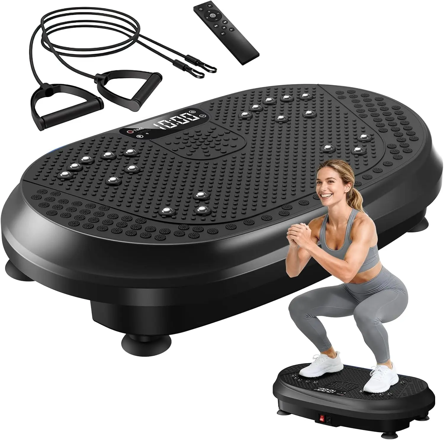 Full Body Vibration Platform: Toning, Lymphatic Drainage & Bluetooth Gym Equipment for Home
Full Body Vibration Platform: Toning, Lymphatic Drainage & Bluetooth Gym Equipment for Home