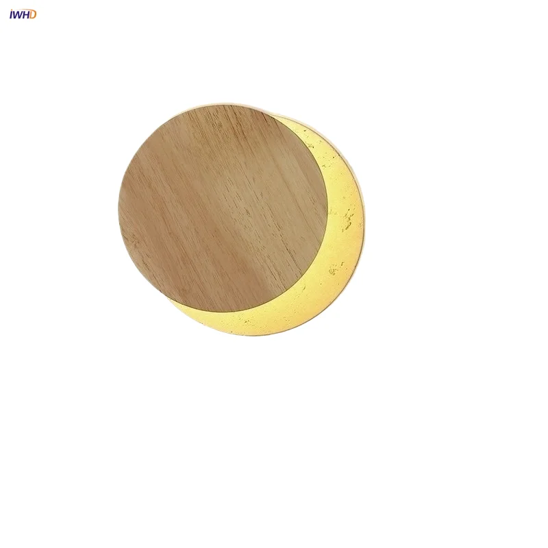 IWHD Solar Eclipse LED Wall Lamp Restaurant Reading Nordic Modern Yellow Travertine 360° Rotate Wood Disc Ambience Bedside Lamp
IWHD Solar Eclipse LED Wall Lamp Restaurant Reading Nordic Modern Yellow Travertine 360° Rotate Wood Disc Ambience Bedside Lamp