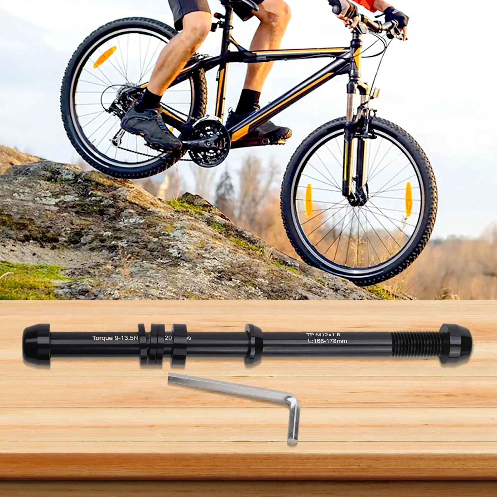 Indoor Sports Thru Axle Skewer Thru Axle Skewer 12x142-148mm Bike Trainer Indoor Sports P1.5 P1.75 P1.0 Thru Axle Skewer
Indoor Sports Thru Axle Skewer Thru Axle Skewer 12x142-148mm Bike Trainer Indoor Sports P1.5 P1.75 P1.0 Thru Axle Skewer