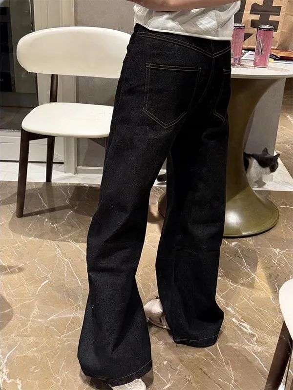 Мужские джинсы Cleanfit Bla Original Denim с широкими штанинами, американские, в стиле High Street, свободные, прямые, слегка расклешенные, для повседневной носки
Мужские джинсы Cleanfit Bla Original Denim с широкими штанинами, американские, в стиле High Street, свободные, прямые, слегка расклешенные, для повседневной носки