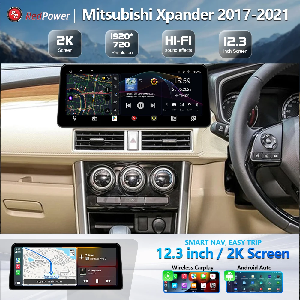 Автомобильный радиоприемник Redpower 12,3 дюйма для Mitsubishi Xpander 2017-2021, мультимедийный плеер с экраном, GPS, Android 10, навигация CarPlay DSP
Автомобильный радиоприемник Redpower 12,3 дюйма для Mitsubishi Xpander 2017-2021, мультимедийный плеер с экраном, GPS, Android 10, навигация CarPlay DSP