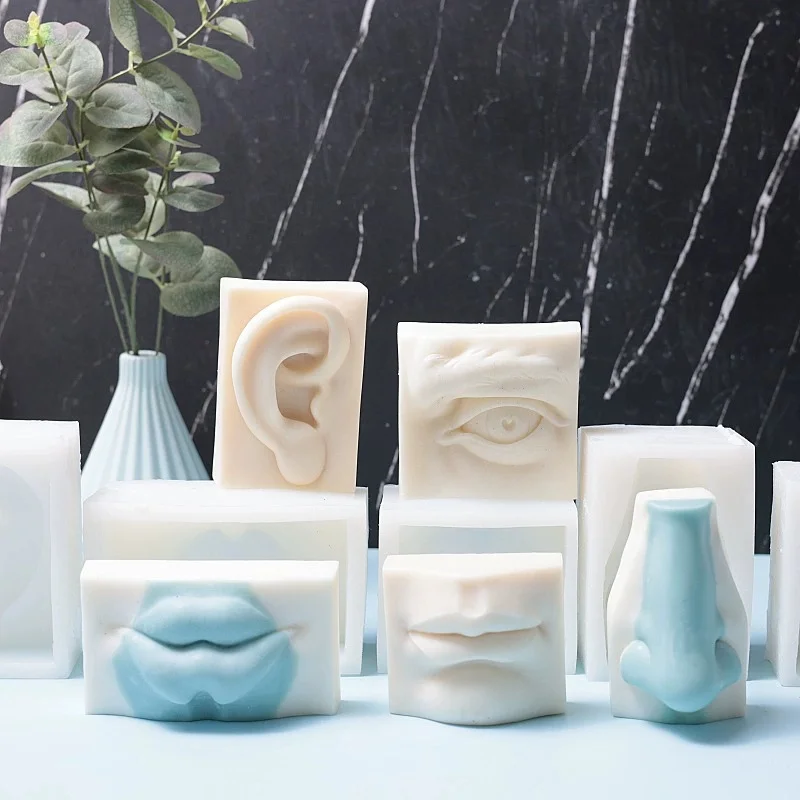 Art Decor Gifts Facial Features Series Silicone Candle Making Tool Eyes Nose Mouth Ears Soap Resin Plaster Mould Chocolate Mold
Art Decor Gifts Facial Features Series Silicone Candle Making Tool Eyes Nose Mouth Ears Soap Resin Plaster Mould Chocolate Mold
