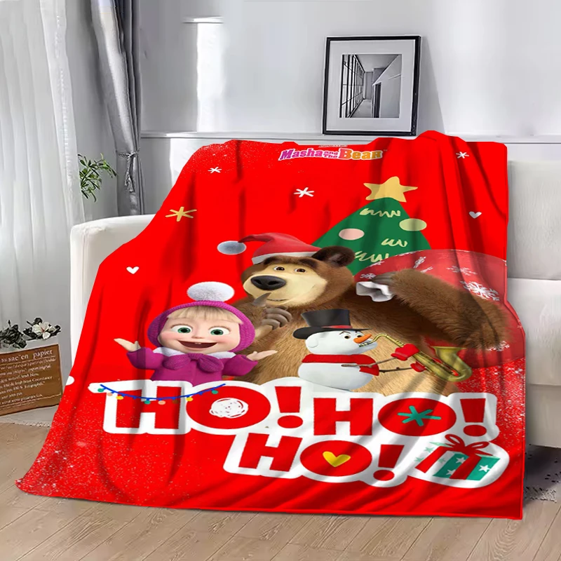 Cartoon M-Masha And The B-Bear Blanket Decorative Sofa Blankets for Winter Soft Plaid With Print Camping Throw Office King Lid
Cartoon M-Masha And The B-Bear Blanket Decorative Sofa Blankets for Winter Soft Plaid With Print Camping Throw Office King Lid