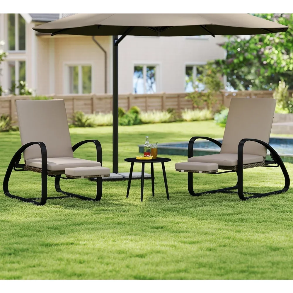 3 Piece Patio Furniture Set with Foldable Footrest, Adjustable Backrest Patio Converstaion Set, Metal Patio Chairs Set of 2
3 Piece Patio Furniture Set with Foldable Footrest, Adjustable Backrest Patio Converstaion Set, Metal Patio Chairs Set of 2
