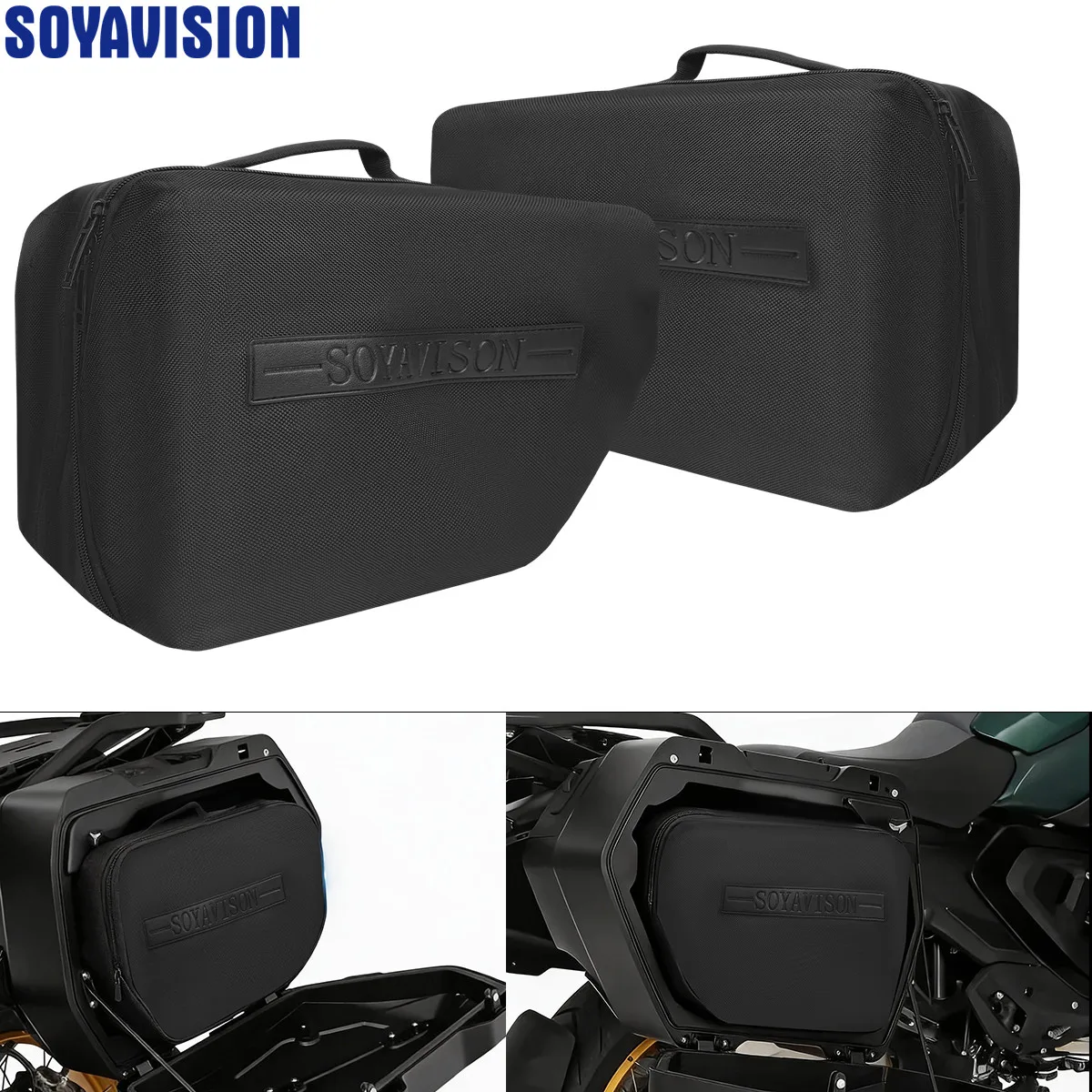 2PC Motorcycle Bag Side Case Inner Bags Left Right Liners Luggage Bag Black For BMW R1300GS R 1300 GS R 1300GS 2023 2024-2026
2PC Motorcycle Bag Side Case Inner Bags Left Right Liners Luggage Bag Black For BMW R1300GS R 1300 GS R 1300GS 2023 2024-2026