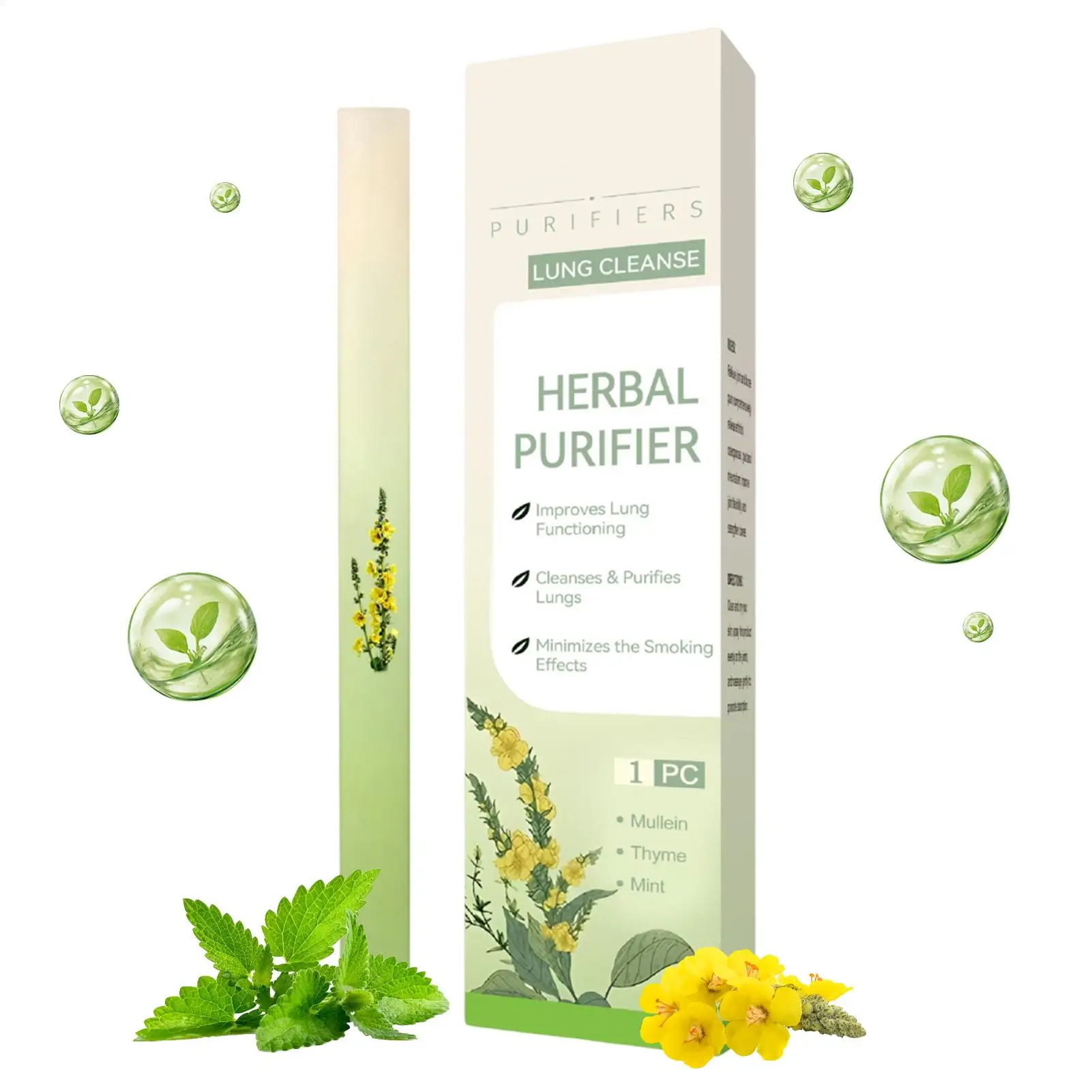 Herbal Lung Purifier Protect Liver Cleansing Stick Relieve Driving Fatigue Drowsiness Refreshing Mint Essential Oil Energy Bar
Herbal Lung Purifier Protect Liver Cleansing Stick Relieve Driving Fatigue Drowsiness Refreshing Mint Essential Oil Energy Bar