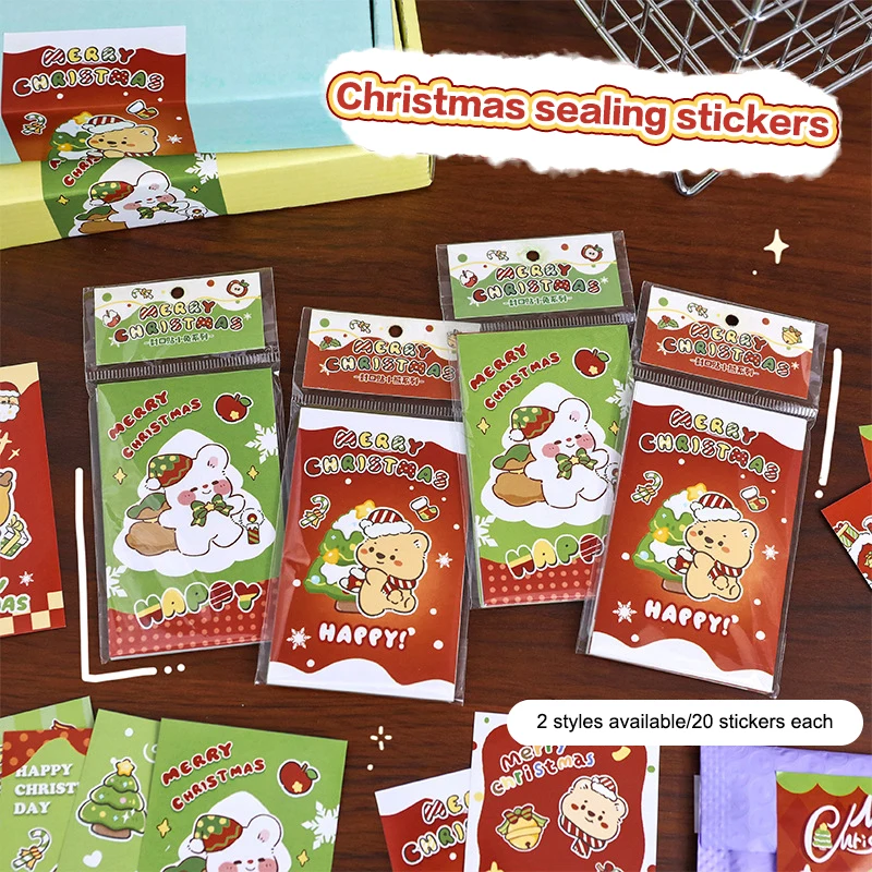 20Sheets Cute Cartoon Christmas Sealing Stickers Christmas Gift Decorative Sealing Stickers Wrapping Box Label Christmas Tags
20Sheets Cute Cartoon Christmas Sealing Stickers Christmas Gift Decorative Sealing Stickers Wrapping Box Label Christmas Tags