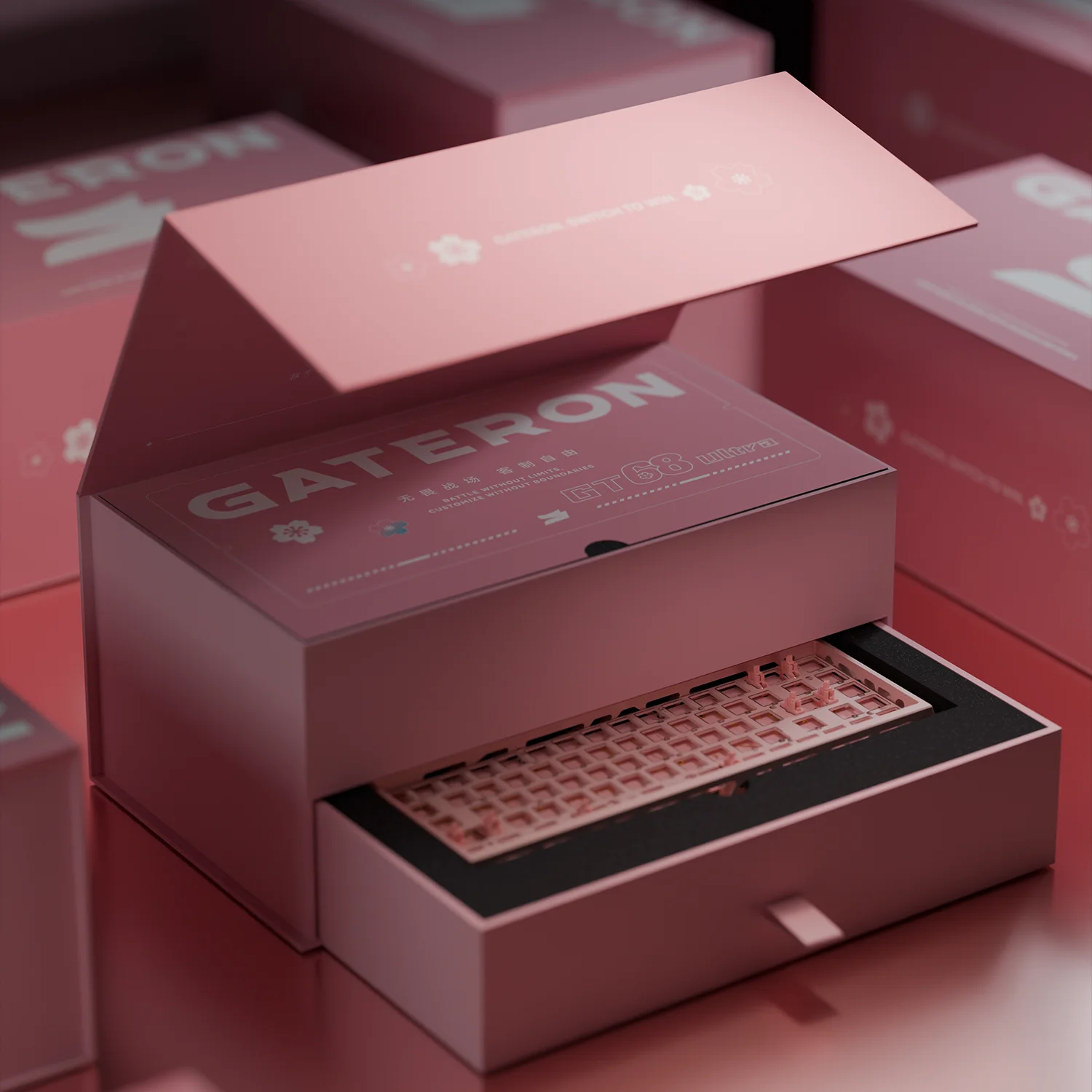 GATERON FORT68 Sakura Collab Limited Edition Set New GT68 Ultra PCB, Magnetic Jade Sakura switch, Case for Customized Keyboard
GATERON FORT68 Sakura Collab Limited Edition Set New GT68 Ultra PCB, Magnetic Jade Sakura switch, Case for Customized Keyboard
