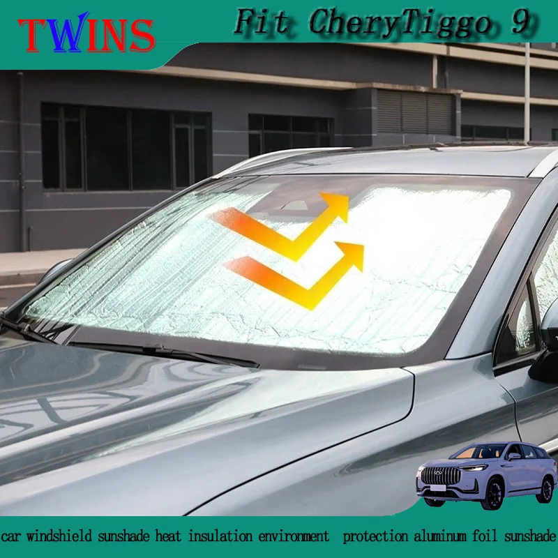 Fit for Chery Tiggo 9 Car Windshield Sunshade Heat Insulation Environment protection Aluminum Foil Sunshade Car Interior Parts
Fit for Chery Tiggo 9 Car Windshield Sunshade Heat Insulation Environment protection Aluminum Foil Sunshade Car Interior Parts