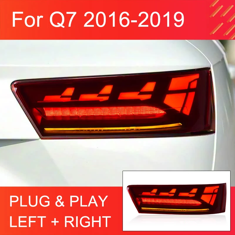 1 Pair LED Tail Light Assembly For Audi Q7 2016-2019 Tail Lamps Plug and Play Upgrade Q7 Design Dynamic Signal Lamps
1 Pair LED Tail Light Assembly For Audi Q7 2016-2019 Tail Lamps Plug and Play Upgrade Q7 Design Dynamic Signal Lamps